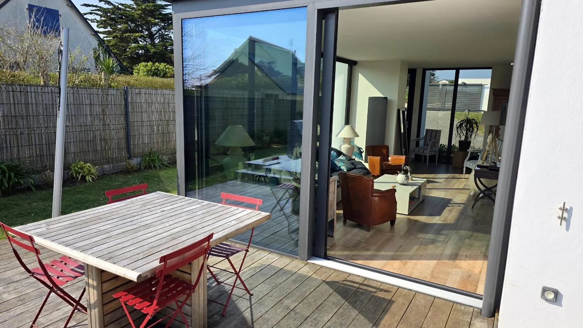 Casa de Férias Charmante Maison Avec Jardin Clos Sur Les Dunes De Sainte Marguerite Avec Spa En Option Landéda